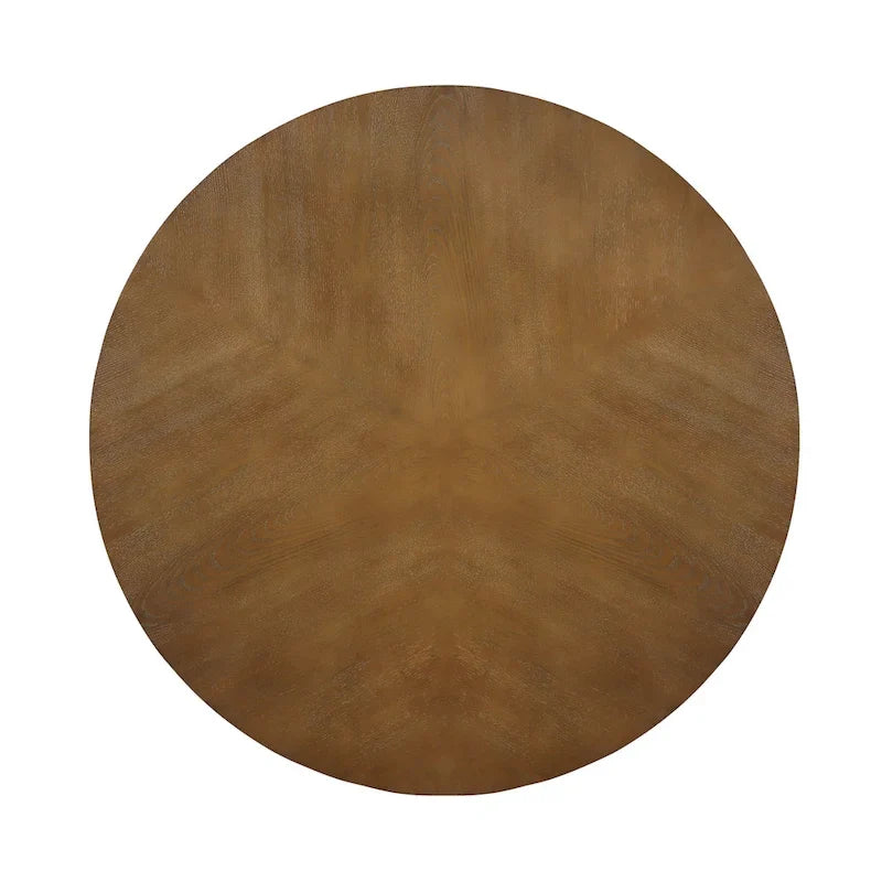 Runde Couchtische aus Holz im Mid-Century-Farmhouse-Stil