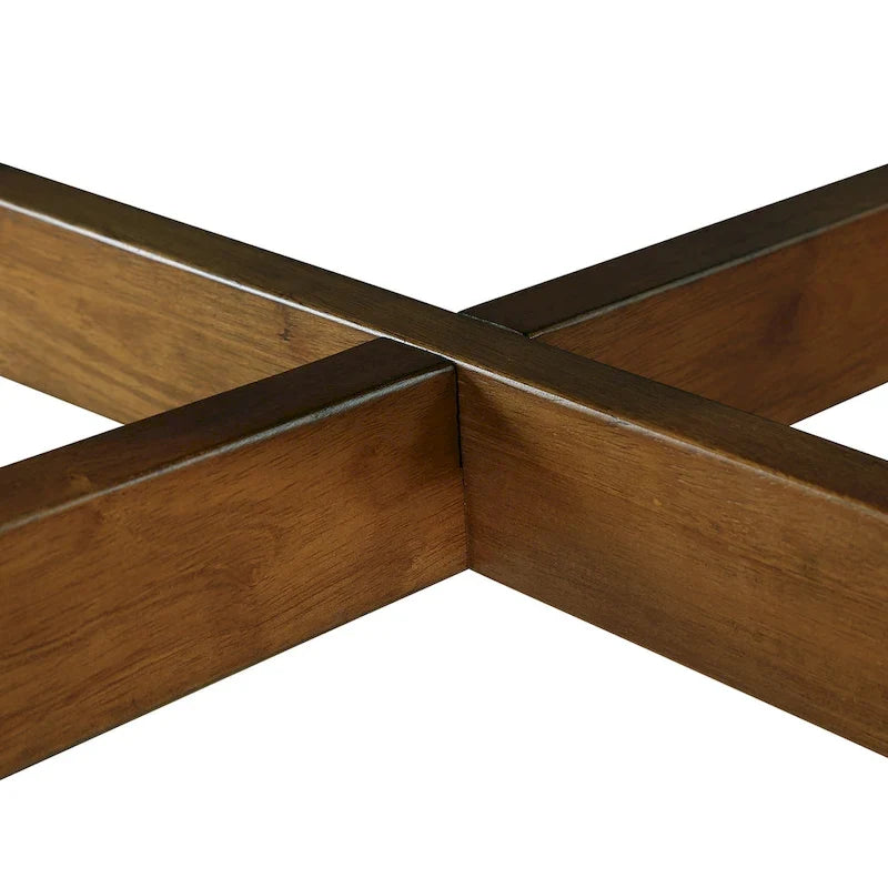 Runde Couchtische aus Holz im Mid-Century-Farmhouse-Stil
