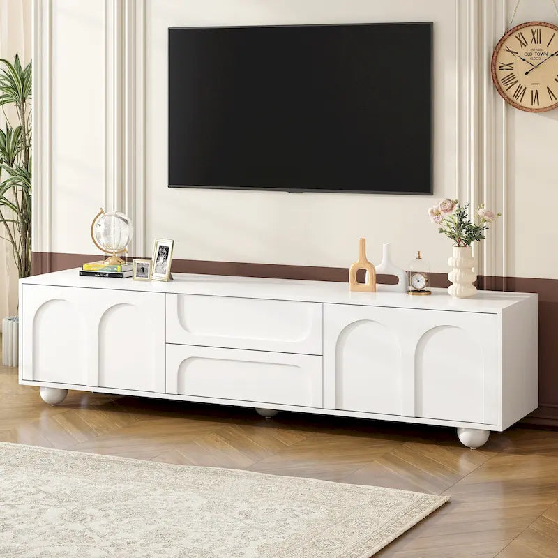 Mueble de TV moderno con almacenaje para sala de estar o dormitorio