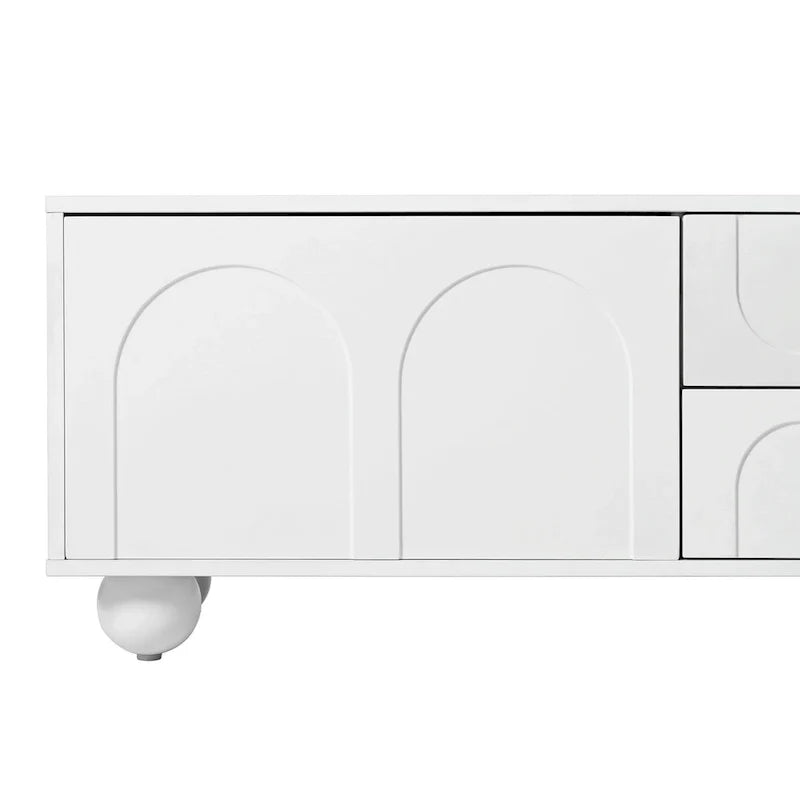 Mueble de TV moderno con almacenaje para sala de estar o dormitorio