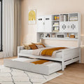 Kompaktes Schlafzimmer-Tagesbett mit Regal
