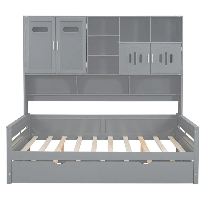 Shelf Compact Bedroom Daybed