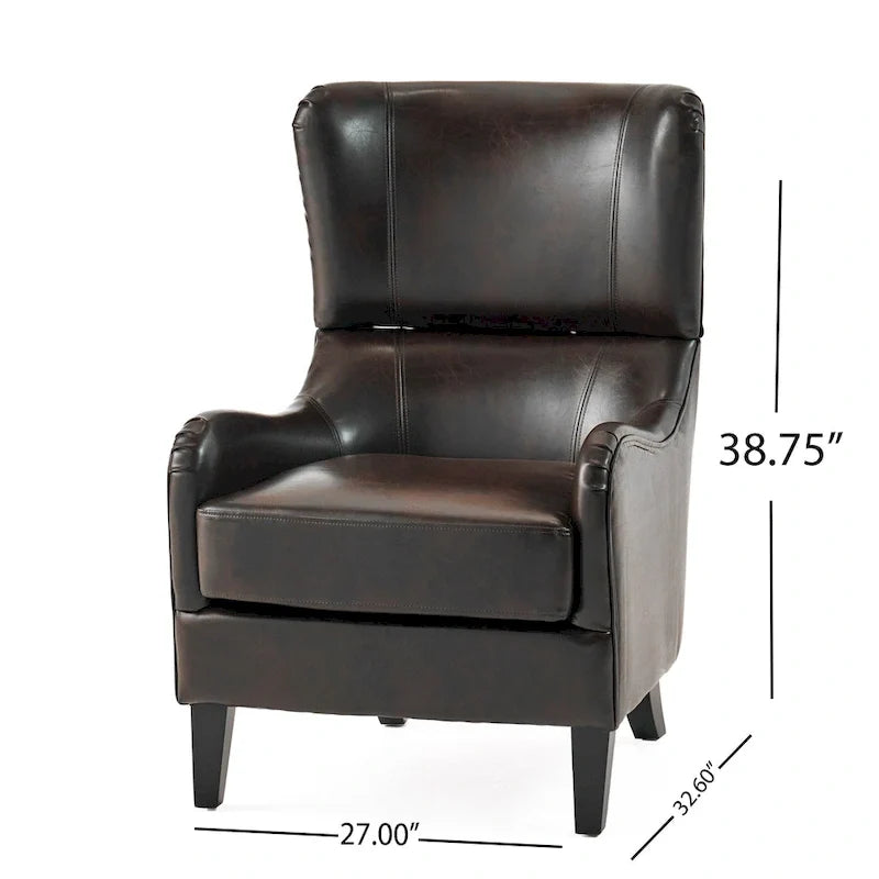 Fauteuil d’appoint à dossier