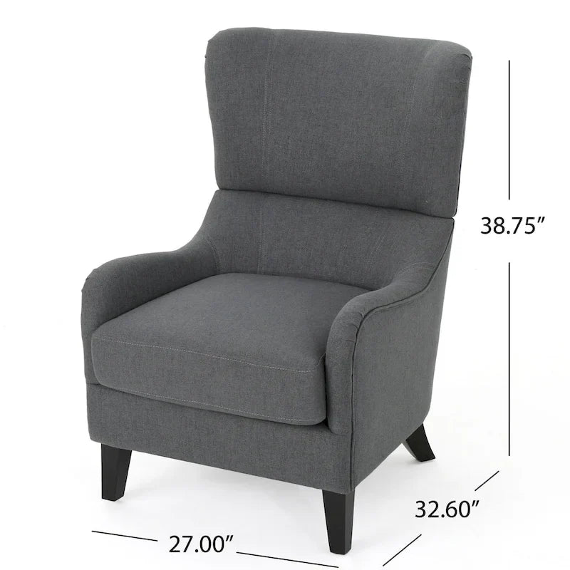 Fauteuil d’appoint à dossier