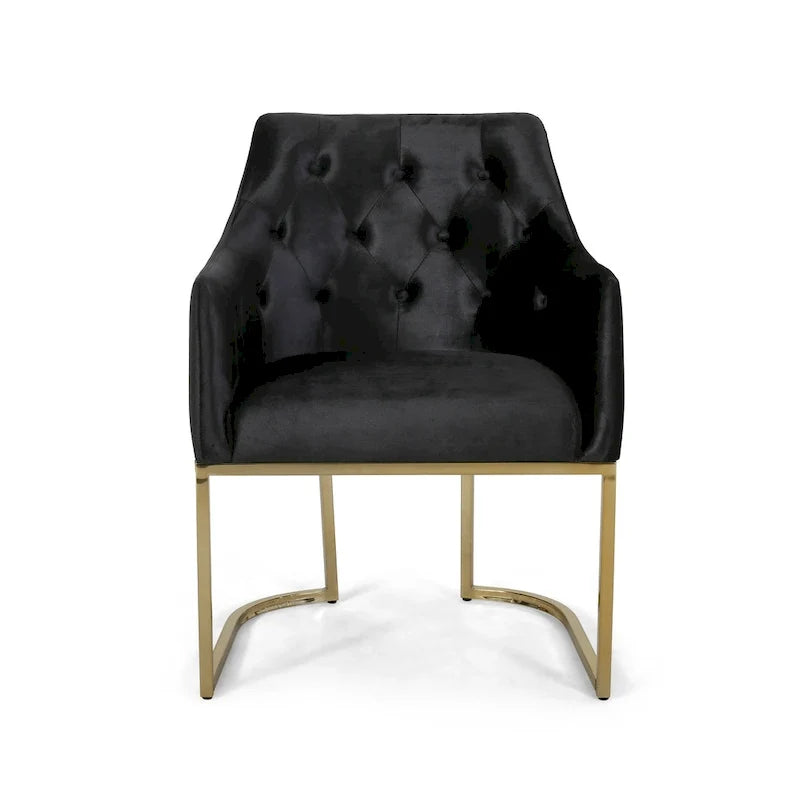 Moderner glamouröser Sessel mit Knopfheftung