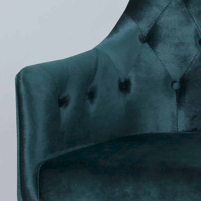 Moderner glamouröser Sessel mit Knopfheftung