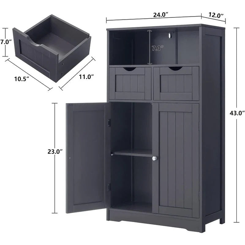 Bodenschrank mit 2 Türen