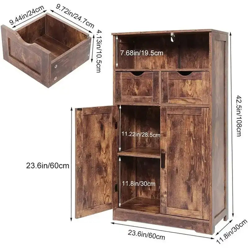 Bodenschrank mit 2 Türen