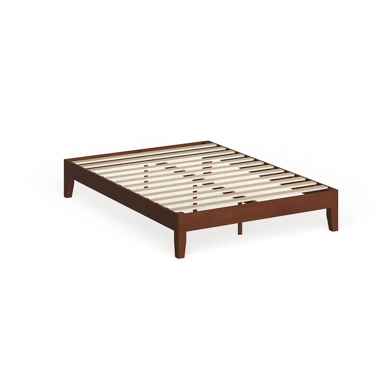 Lit plateforme en bois, taille standard