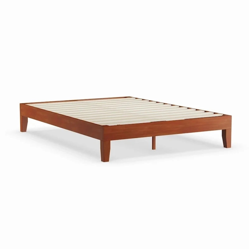 Lit plateforme en bois, taille standard