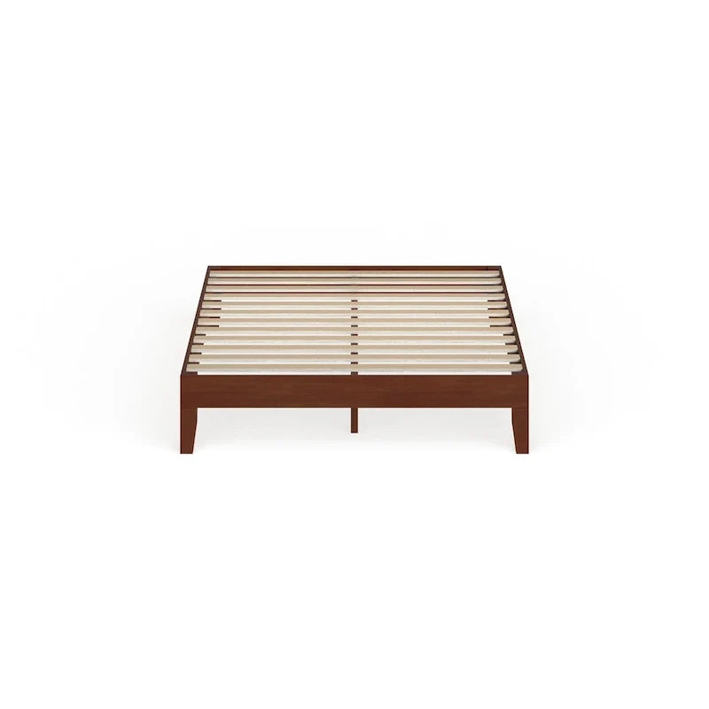 Lit plateforme en bois, taille standard