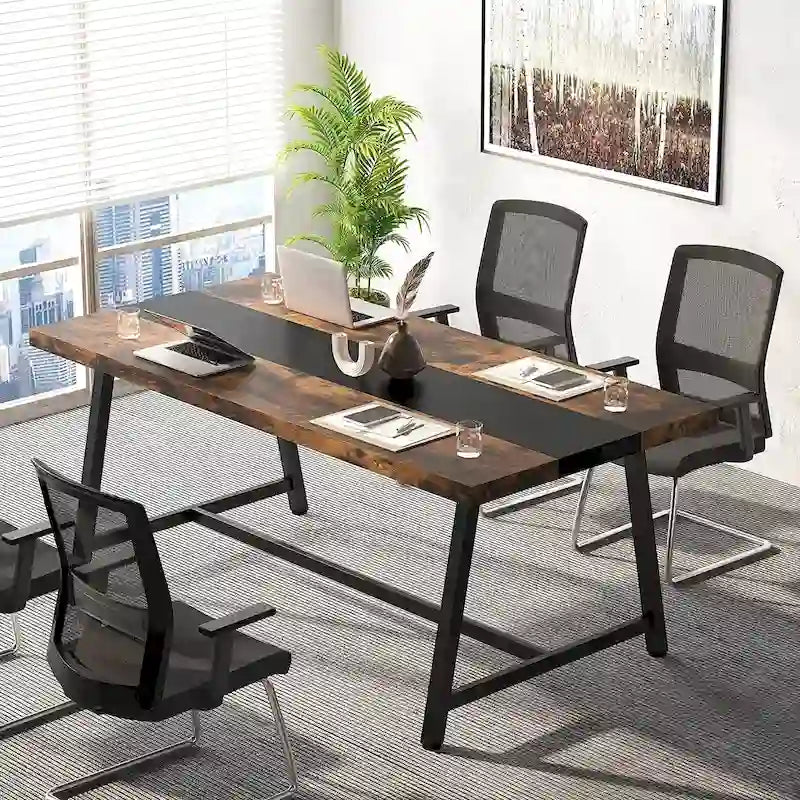 Mesa de conferencias rectangular de 6FT