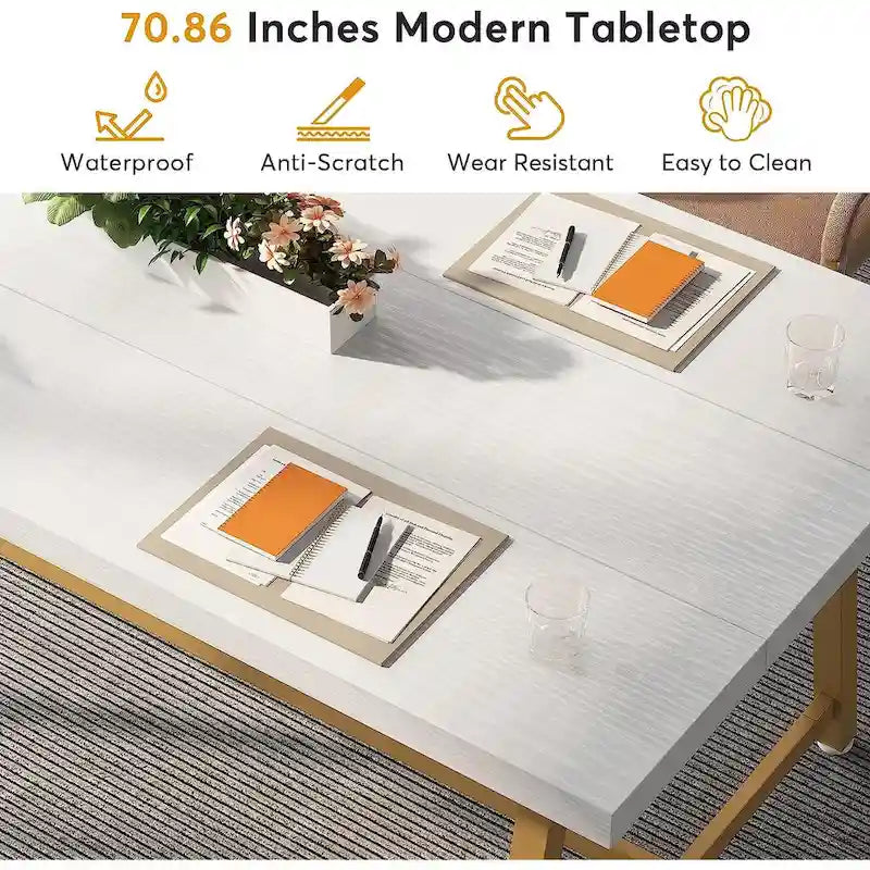Mesa de conferencias rectangular de 6FT