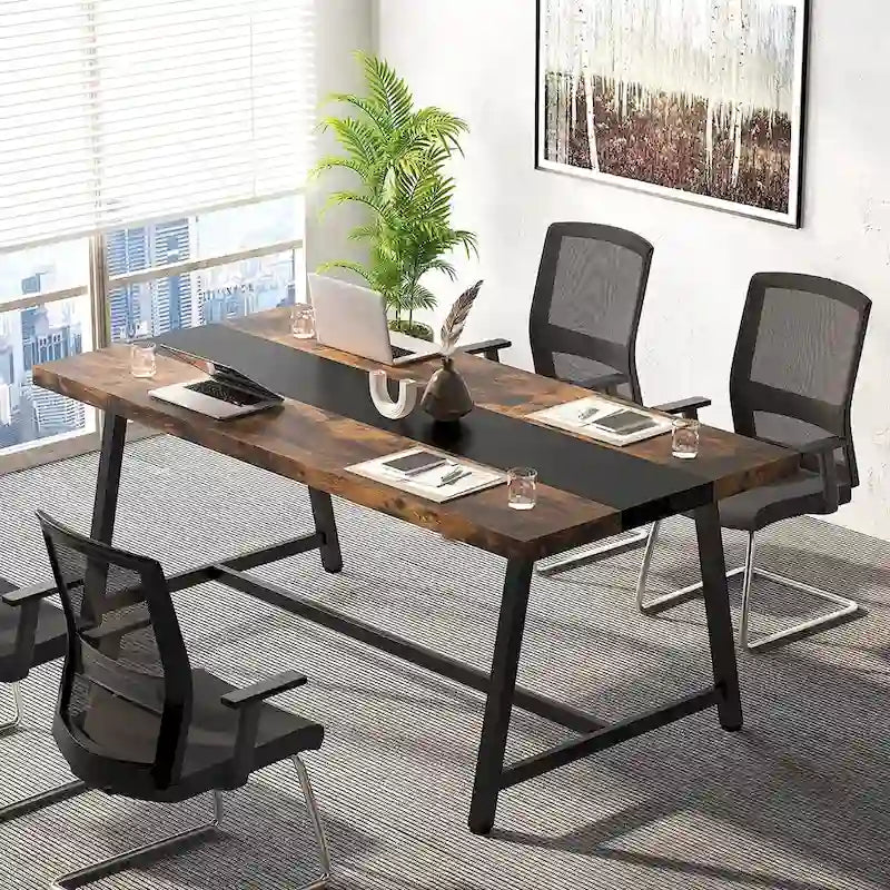 Mesa de conferencias rectangular de 6FT