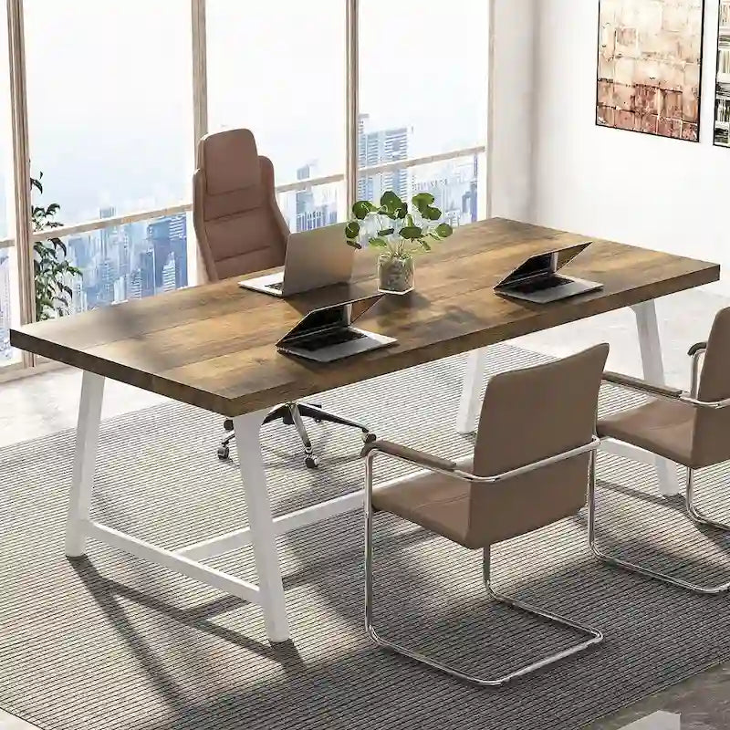 Mesa de conferencias rectangular de 6FT