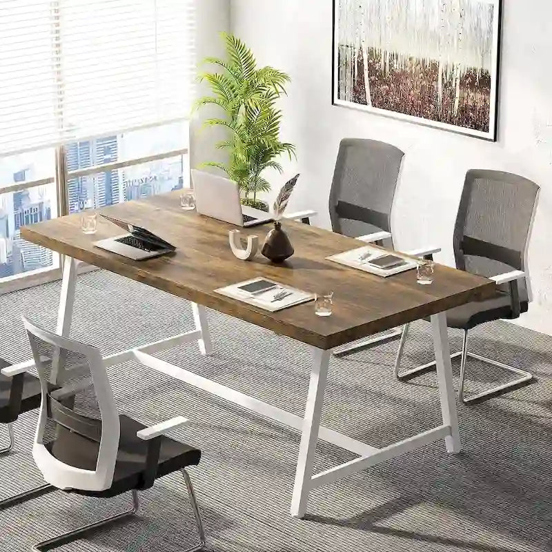 Mesa de conferencias rectangular de 6FT