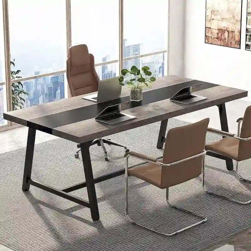 Mesa de conferencias rectangular de 6FT