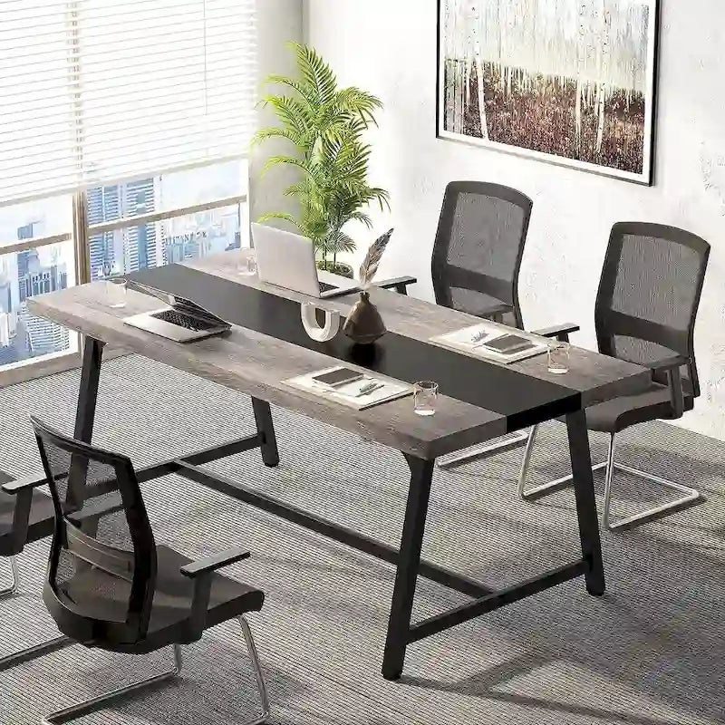 Mesa de conferencias rectangular de 6FT