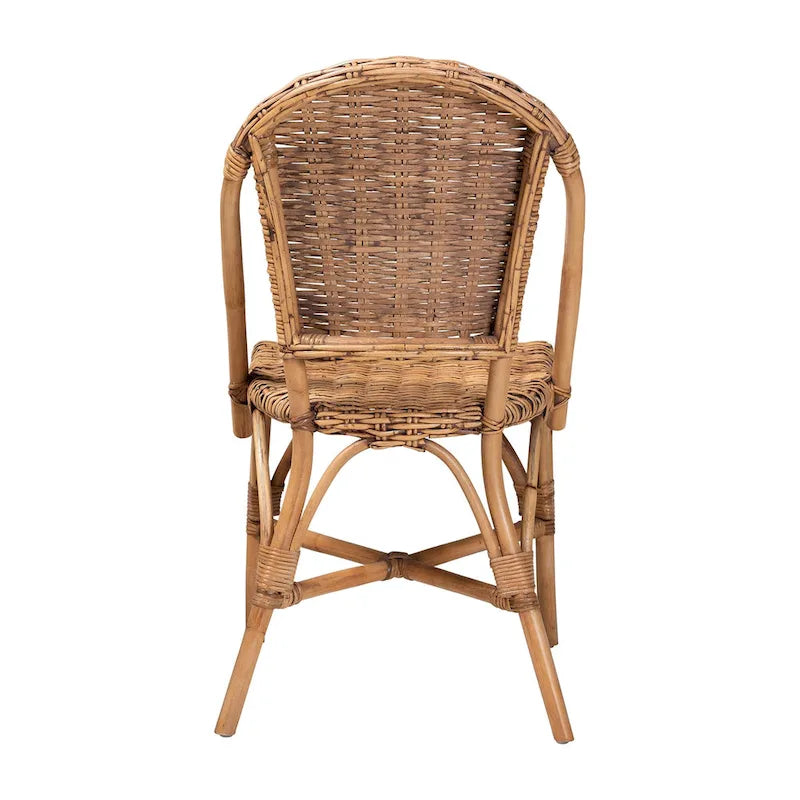 Modern Bohemian Natural Rattan Dining Chair