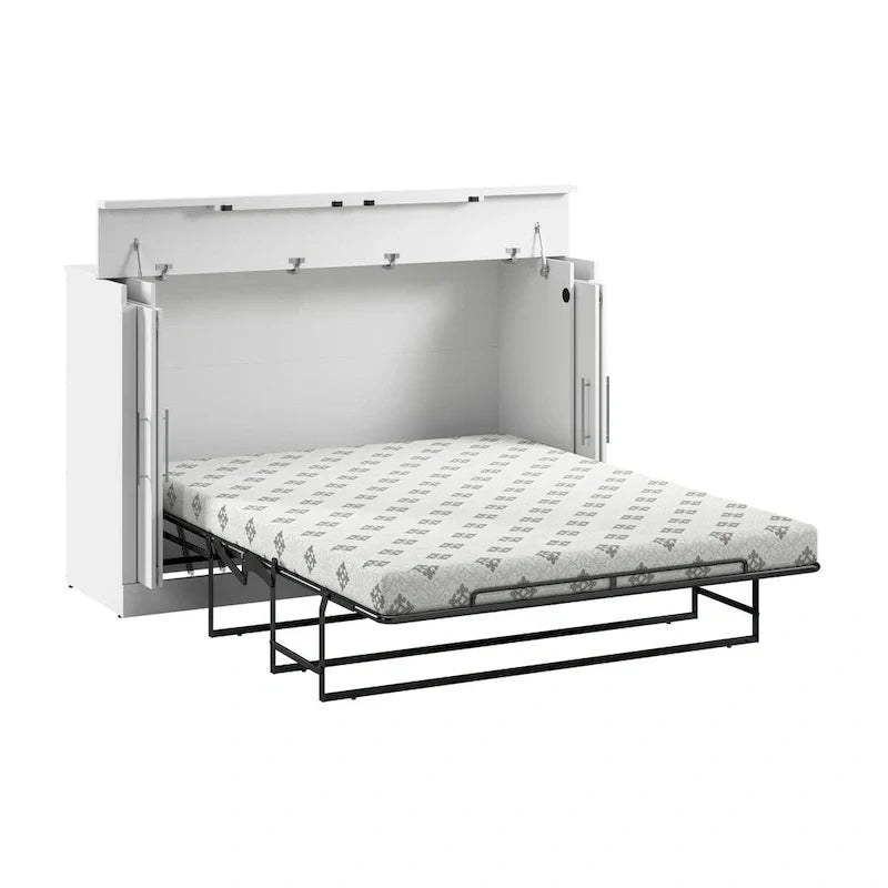 Cama armario con colchón para habitación de invitados