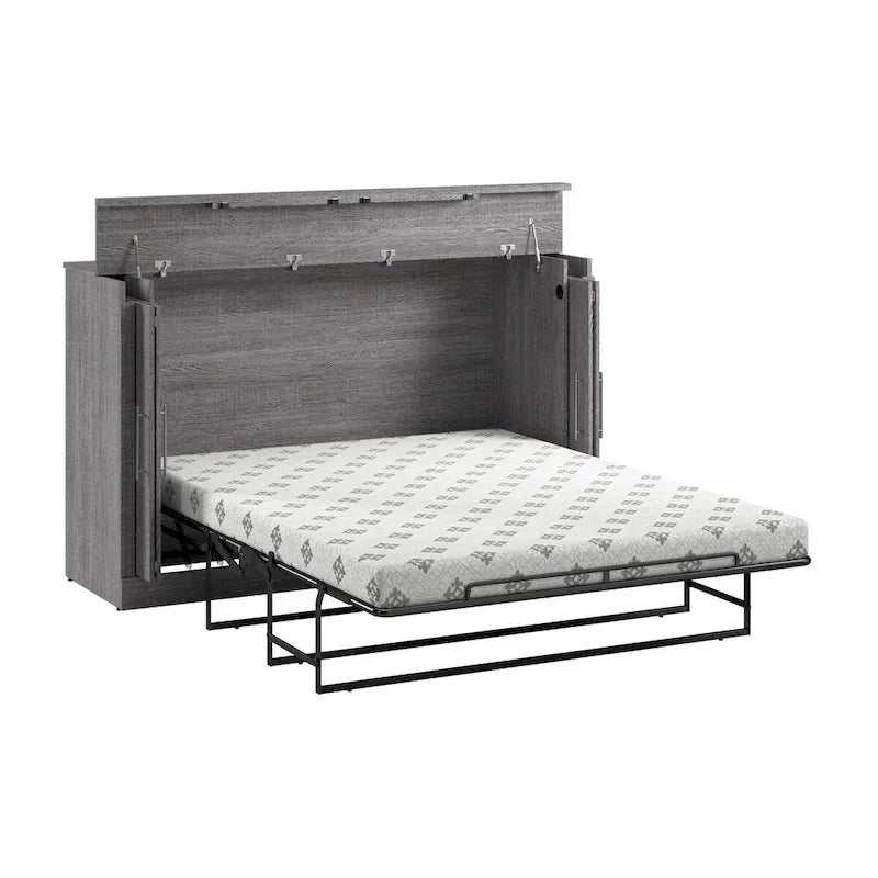 Cama armario con colchón para habitación de invitados