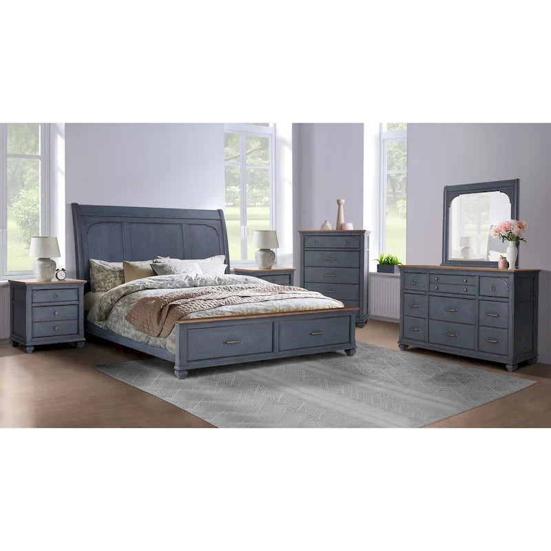 Dresse Corduroy Blue Finish