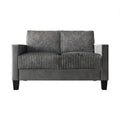 Zweisitzer-Sofa mit Cordbezug im modernen Mid-Century-Stil
