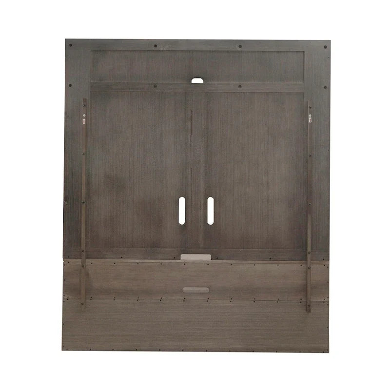 Poliertes beigefarbenes Multimedia-Sideboard