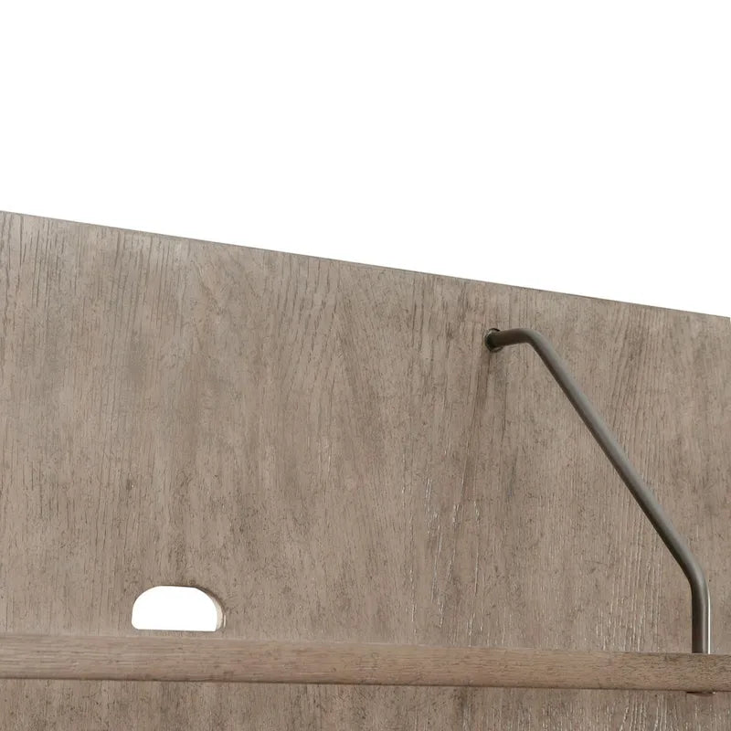 Poliertes beigefarbenes Multimedia-Sideboard