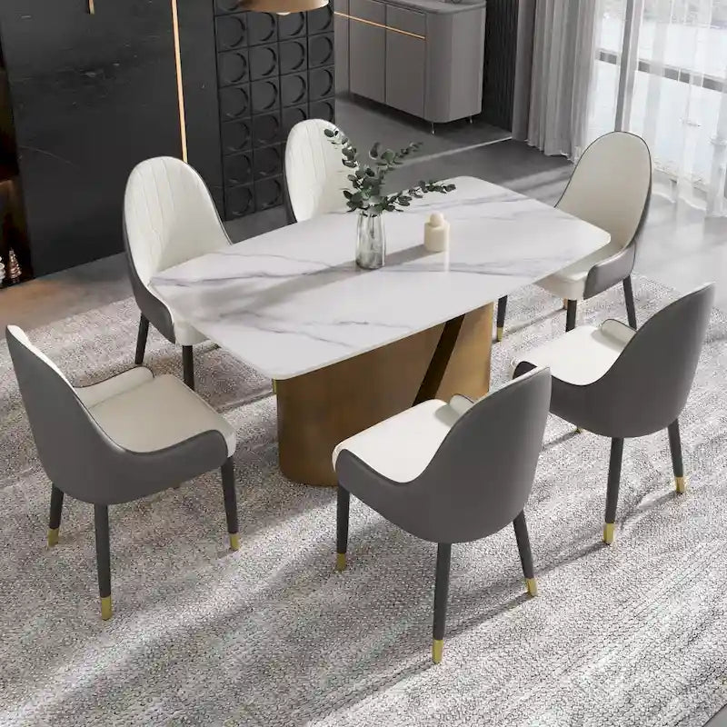 Modern Kitchen Table Marble Sintered Stone Table Top