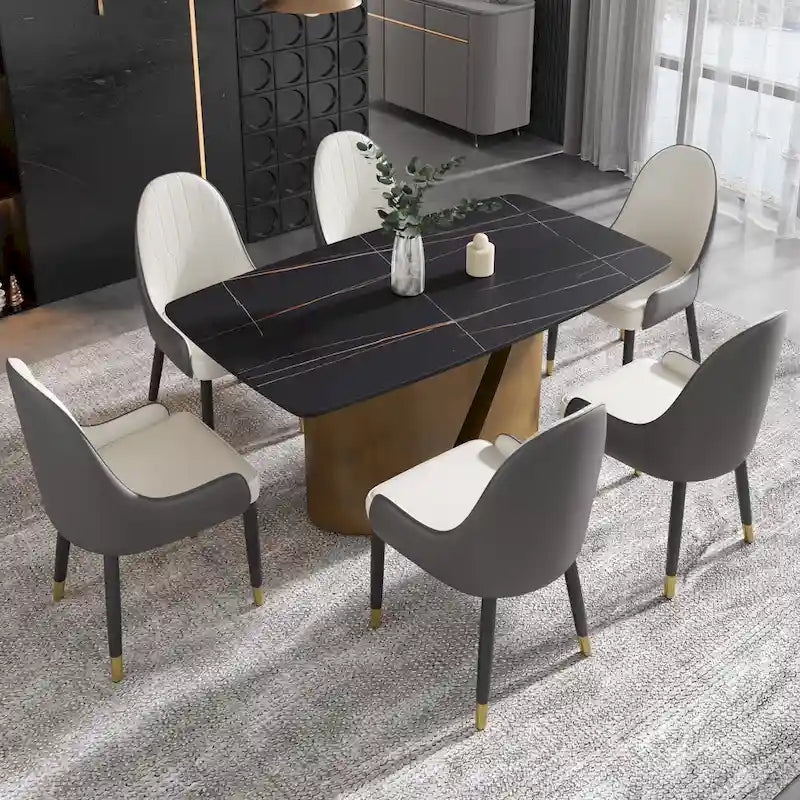 Modern Kitchen Table Marble Sintered Stone Table Top
