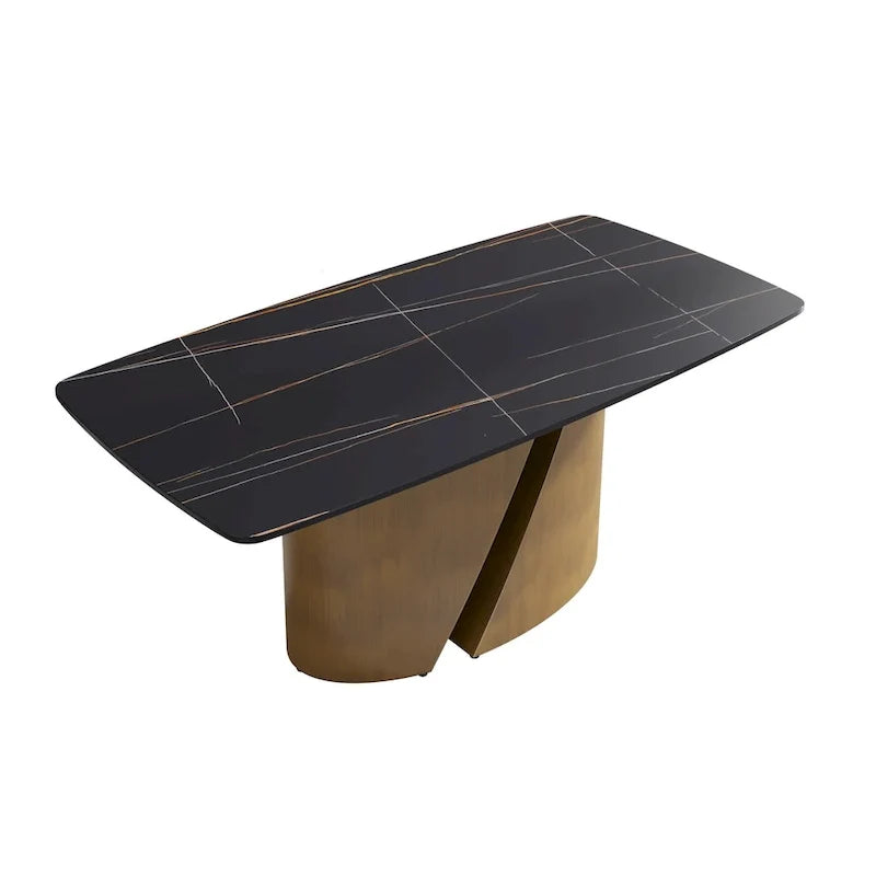 Modern Kitchen Table Marble Sintered Stone Table Top