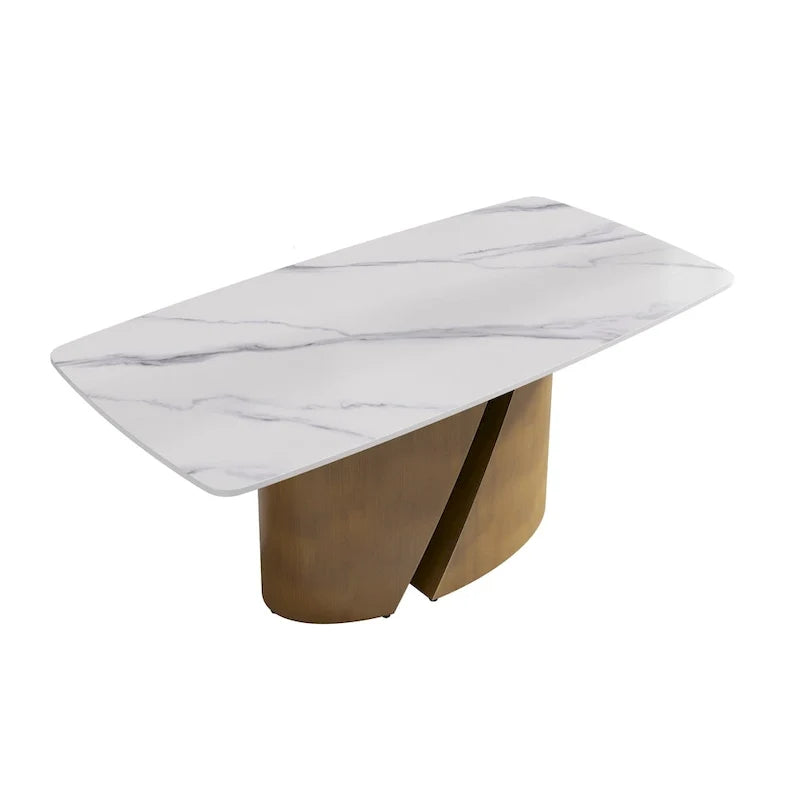 Modern Kitchen Table Marble Sintered Stone Table Top
