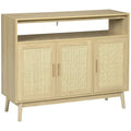 Sideboard mit Rattantüren, Natur