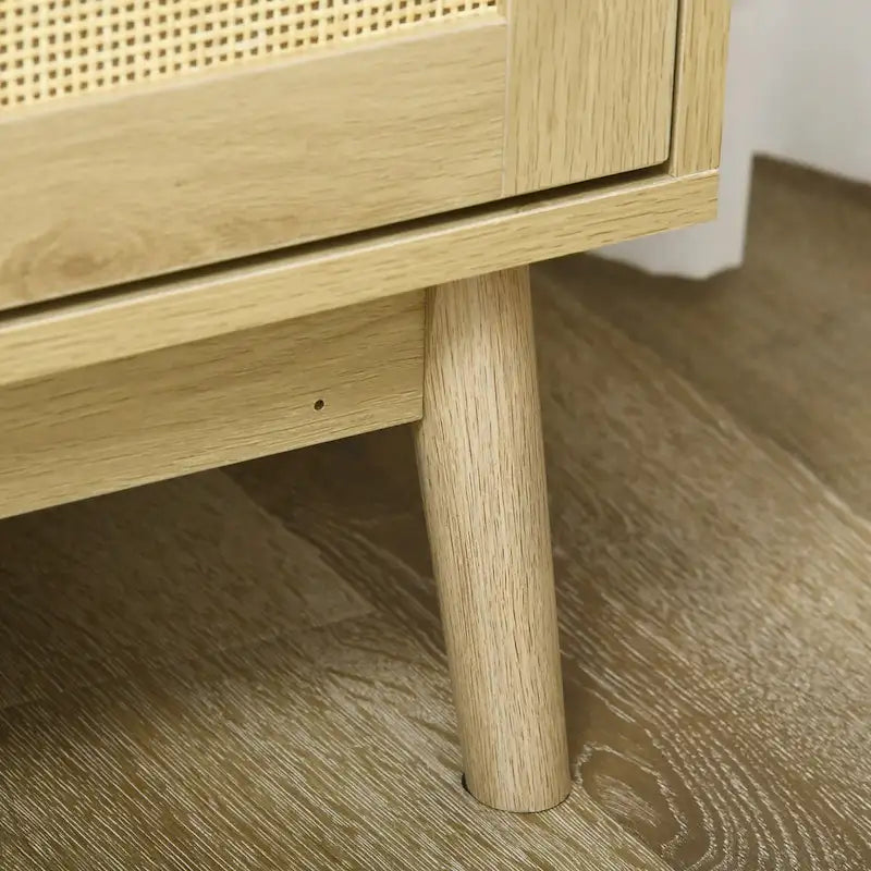 Sideboard mit Rattantüren, Natur